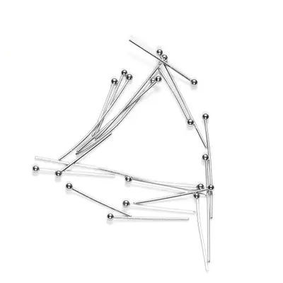 Image de Épingles à Tête Dorée 0.6mm - 50 pcs pour Bijoux Artisanaux