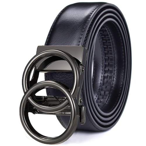 Image of Women's Ratchet Belt Jeans Fashion Automatic Buckle Belt Customizable fit Fashionable and Classic Design