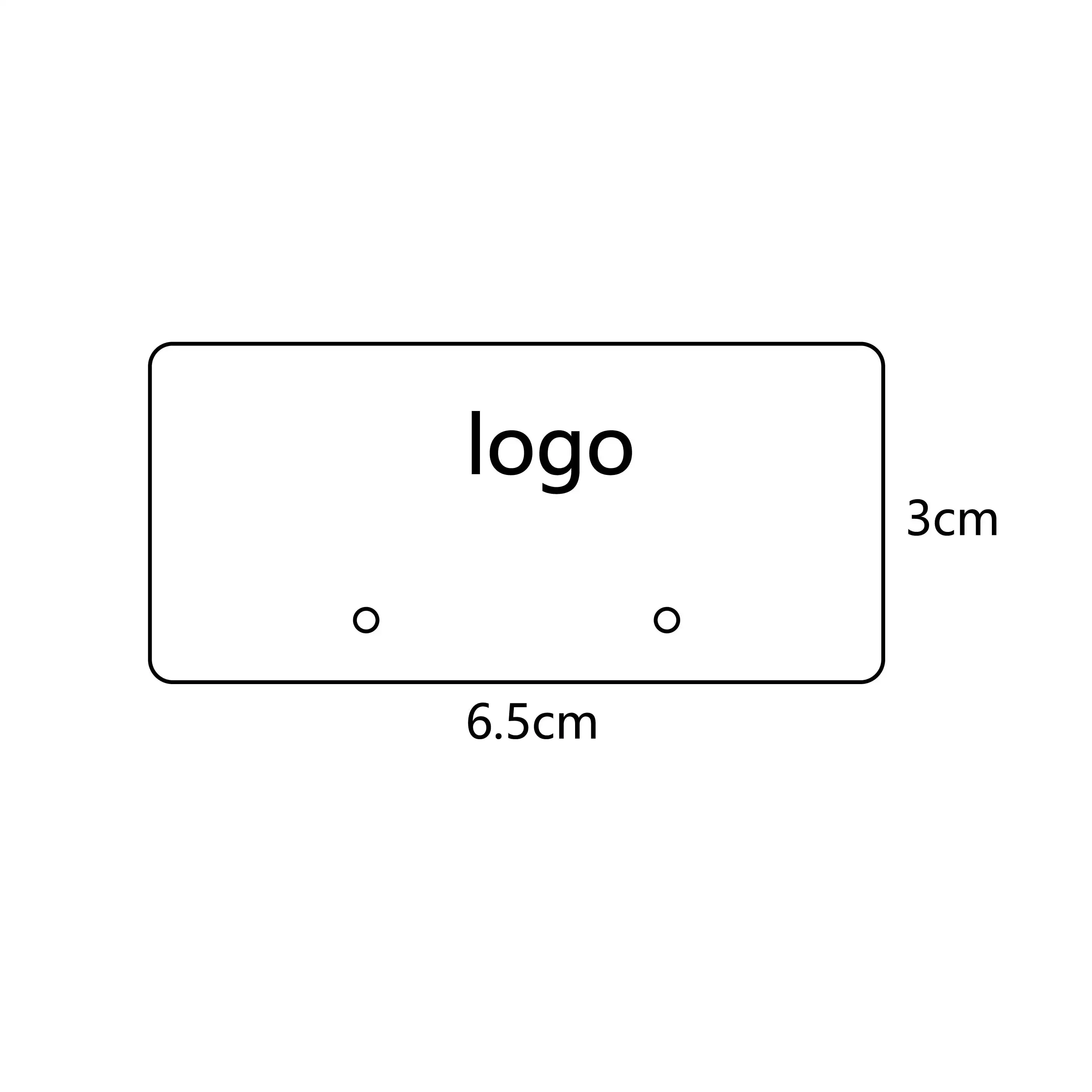 6.5X3CM H