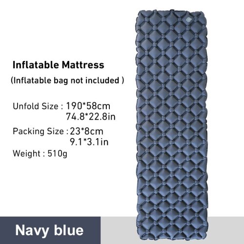 Afbeelding van WESTTUNE Camping Slaapmatje Ultralicht Opblaasbaar Matras Draagbare Outdoor Luchtkussen Slaapmat voor Reizen Wandelen