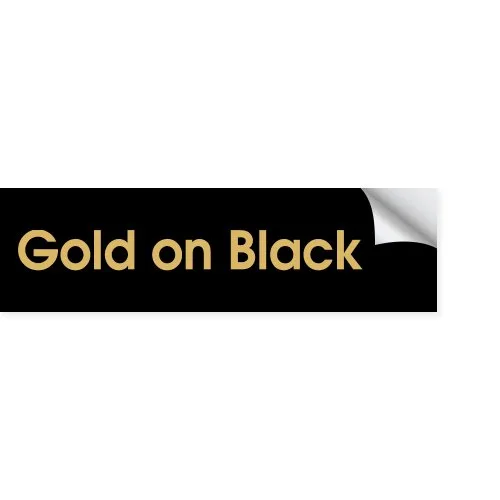 Gold auf Schwarz