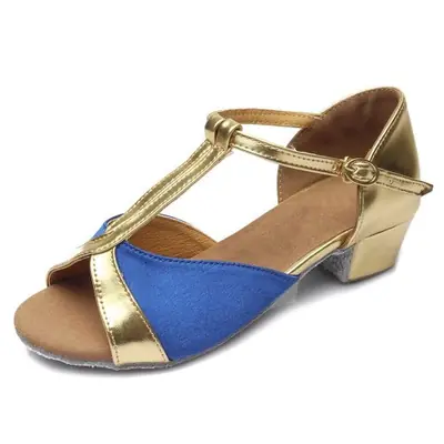 Image de Chaussures de Danse Latine pour Femmes & Enfants - Talons Bas Élégants