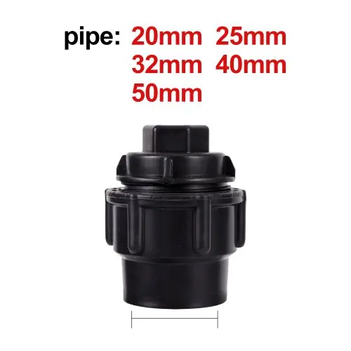 Image de Raccord T PE Noir pour Irrigation - 20 à 50 mm