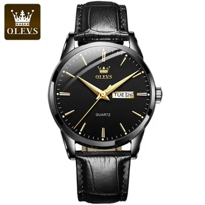 Image de Montre Homme Luxe Quartz - Élégante & Lumineuse