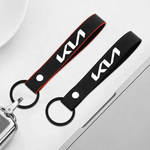 Zdjęcie Elegancki brelok do kluczy samochodowych zamszowy – idealny dodatek dla właścicieli Kia