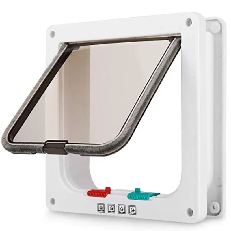 Imagen de Puerta con Solapa para Perros y Gatos con Cerradura de Seguridad