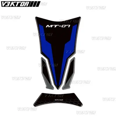 Image de Autocollant 3D Résine pour Moto MT-07