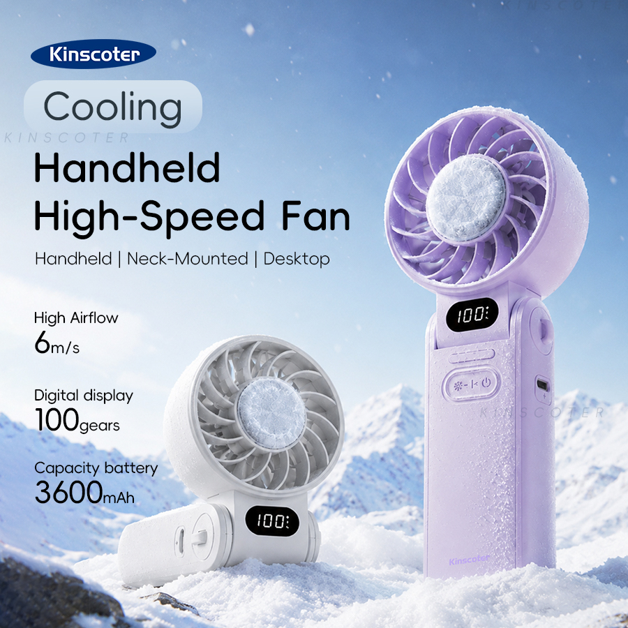 Image de Ventilateur Portable Ultra-Léger 3600mAh - Refroidissement Rapide & Silencieux