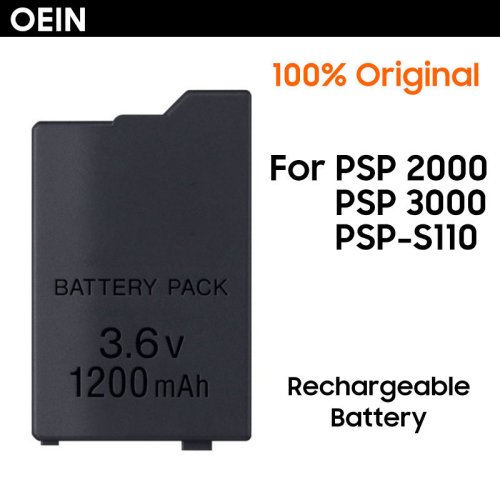 Immagine di Batteria al Litio Ricaricabile 3.6V 1200mAh per PSP 1000, 2000, 3000 e PSP S110 - Compatibile con PlayStation Portable