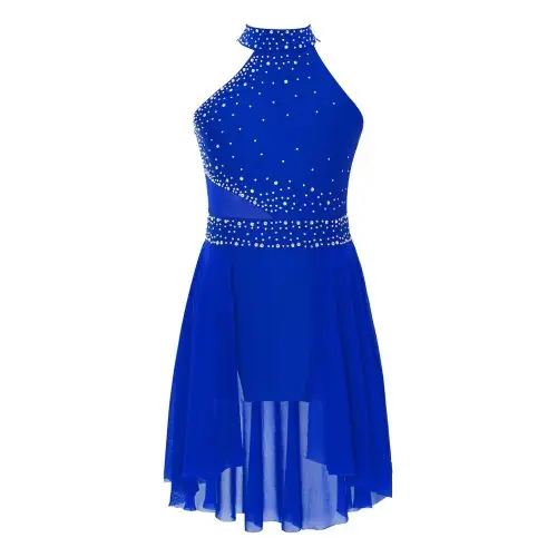 Image de Justaucorps de Danse Élégant avec Strass pour Filles