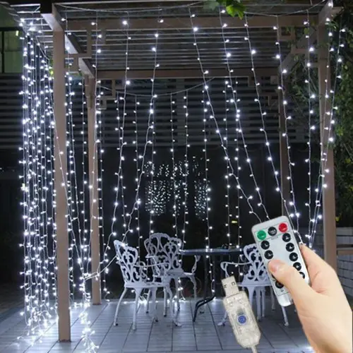 Image de Guirlande LED Lumineuse 6m - Décoration de Noël avec Télécommande