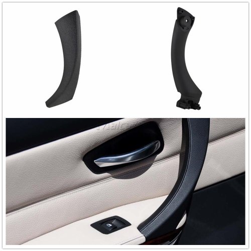 Zdjęcie Pełny zestaw klamek wewnętrznych do BMW serii 3 E90 E91 318 320 325 328 330 335 Część Wewnętrzna klamka panelu drzwi Pokrywa wykończenia
