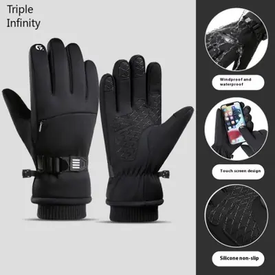 Image de Gants Hiver Thermiques Homme - Écran Tactile & Antidérapant