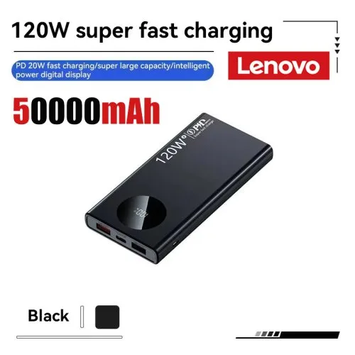 Zwart 50000mAh