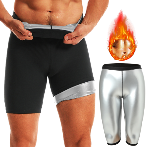 Zdjęcie Męskie kombinezony do sauny spodenki dresowe trening odchudzanie spalanie tłuszczu Fitness reduktor brzucha utrata masy ciała trymer do brzucha gorset modelujący talię