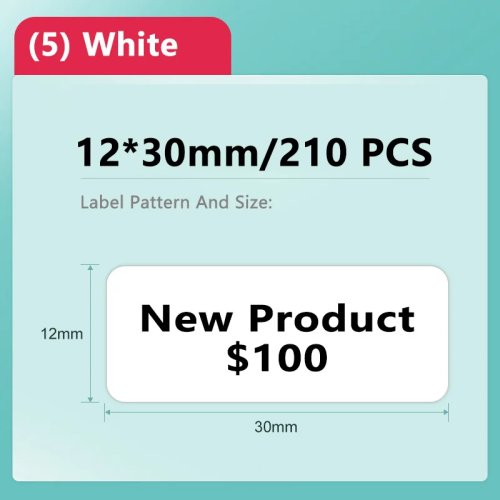 12x30mm-blanco