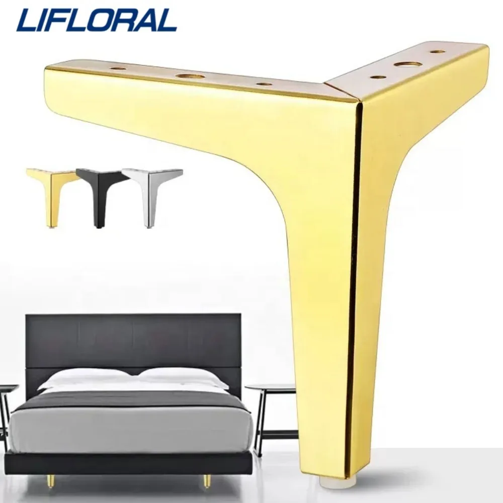 Imagen de Patas de Mueble Metálicas - Negro, Oro y Plata