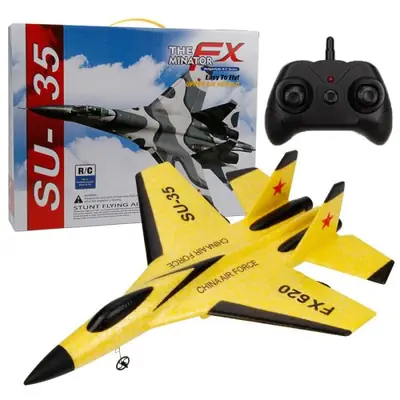 Avion RC SU-35 en Mousse - Planeur Télécommandé pour Enfants