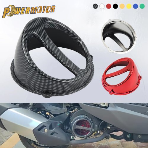 Immagine di Copertura Ventola di Raffreddamento con Air Scoop e Tappo per Moto Scooter Yamaha Jog 50, Jog 90, Dio ZX, Gy6 - Ricambio Originale 50cc e 90cc