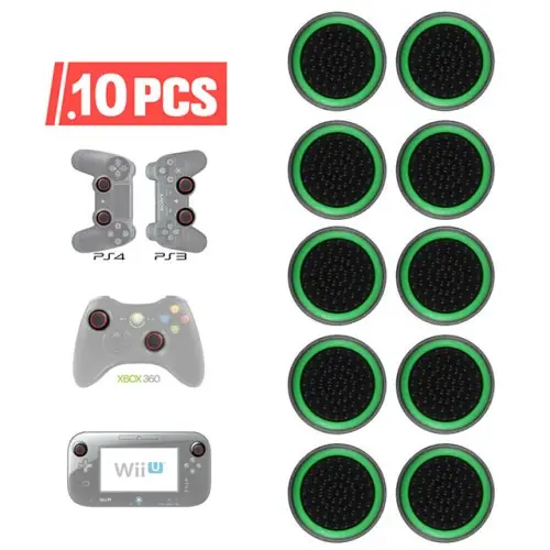 Noir vert 10Pcs