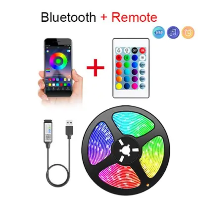 Image de Ruban LED RGB Bluetooth Flexible 5050