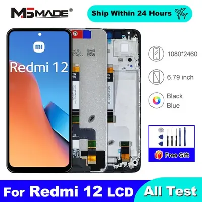 Image de Écran LCD + Tactile pour Xiaomi Redmi 12 - Remplacement 23053RN02I