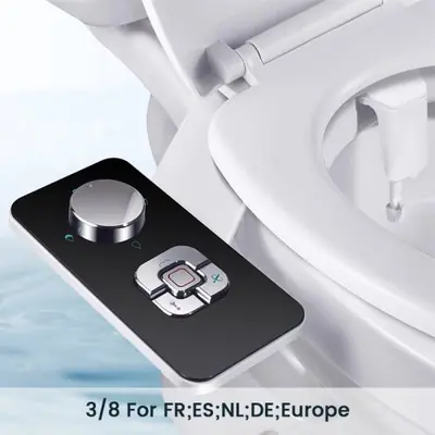 Image de Bidet Pulvérisateur Noir - Nettoyage Avant & Arrière
