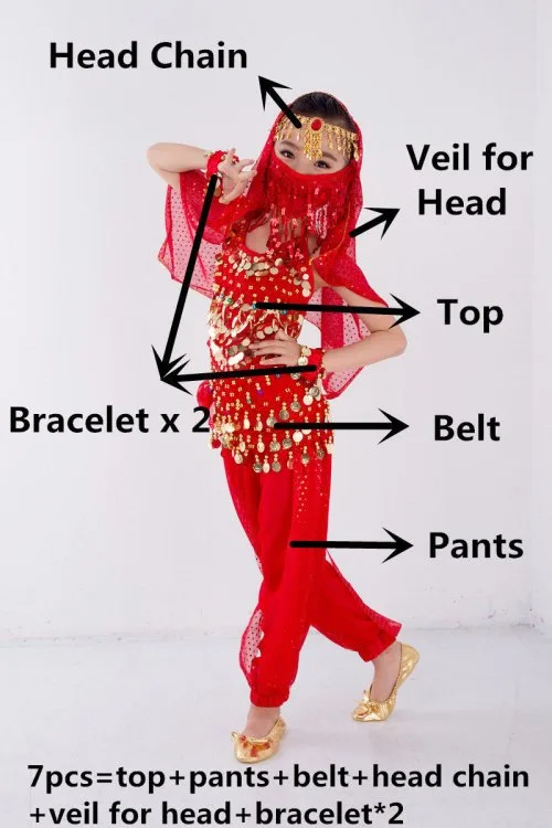 Red 7pcs