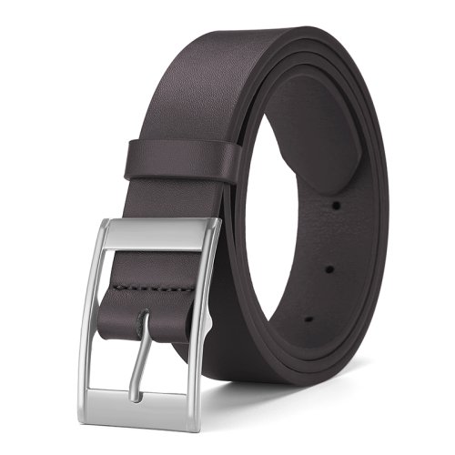 Immagine di Cintura di lusso da uomo nuova Cintura in pelle PU con fibbia ad ardiglione in metallo Cintura da uomo di jeans con cintura di design di marca ben conosciuta di alta qualità