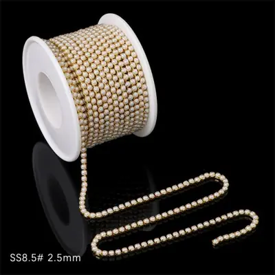 Image de Ruban Élastique pour Bijoux - Argent, Or, Cuivre - 1 Yard