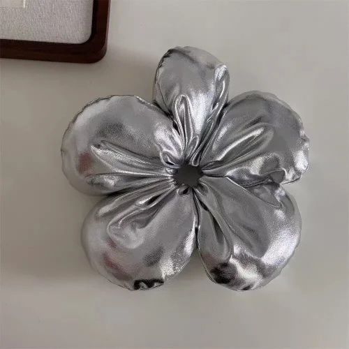 Immagine di Dolce Grande Pane Fiore Scrunchies Intestino Crasso Legami Dei Capelli Fasce Elastiche Copricapi Por...