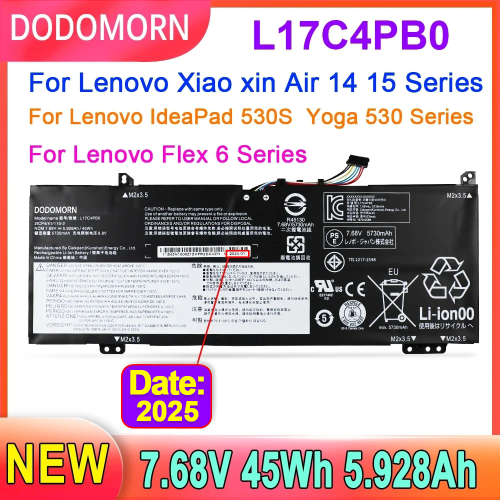 Immagine di Batteria per Lenovo Xiaoxin Air e Ideapad - Alta Capacità 45Wh