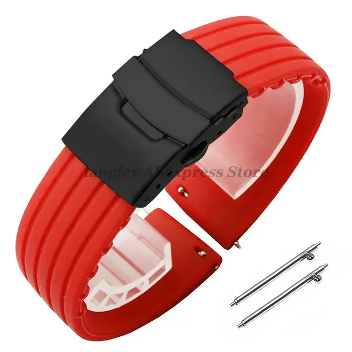 Image de Bracelet Montre Silicone Rapide 18-24mm