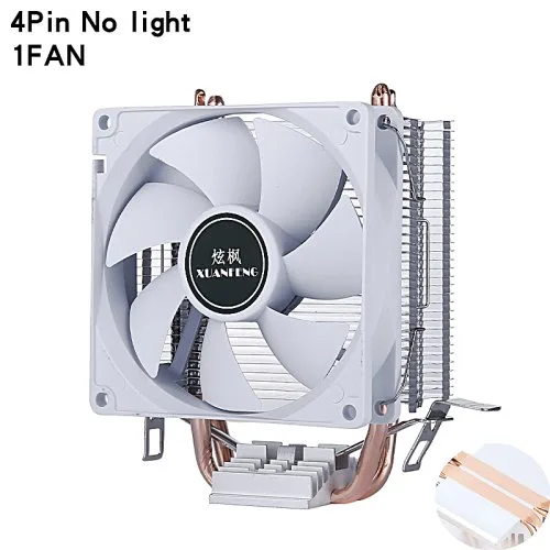 2Heat-pipes 1Fan4pin