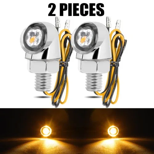 2pcs zilver amber