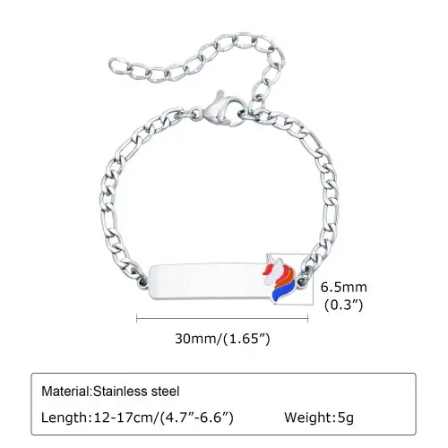 Image de Bracelet personnalisé bébé - Cadeau de baptême unique