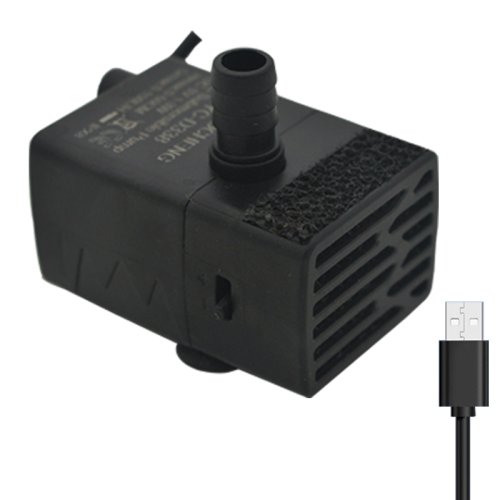 Image of Ultra-Quiet USB Submersible Aquarium Pump with Adjustable Flow – Mini Pet Fountain & Water Circulation System for Fish Tanks and Small Pets