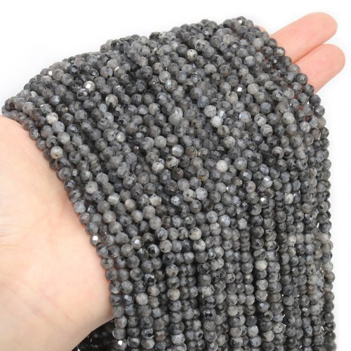 Afbeelding van Groothandel gefacetteerde natuursteen kralen gefacetteerde Amazoniet Aquamarijn opaal labradoriet losse spacer kraal voor sieraden maken 2 3 4 mm