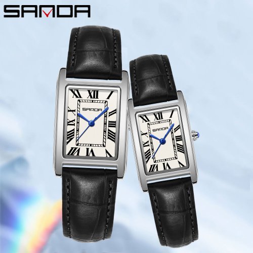 Image de Montres de Couple Élégantes & Résistantes - Style Sportif Décontracté