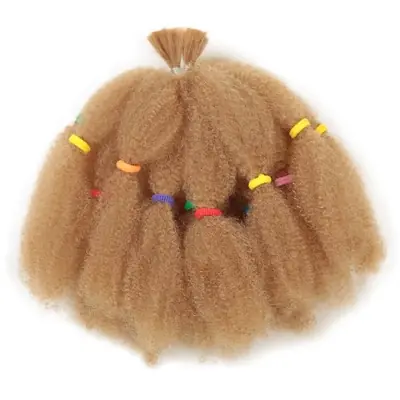 Image de Cheveux Afro Crépus Synthétiques 12 Pouces - Prêt à Tresser