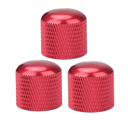 3pc plastik czerwony kopuła