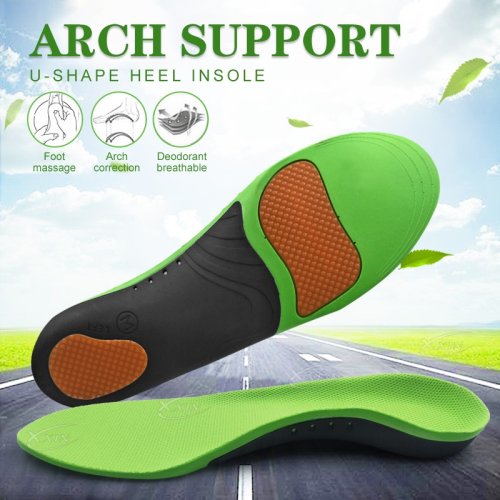 Imagen de 【Xxin】plantillas para zapatos con soporte de arco, almohadilla de corrección de pie plano, inserto d...
