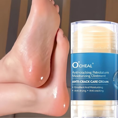 Image of Deeply Hydrating Anti-Crack Foot Cream for Dry, Cracked Heels and Feet – Intensive Moisturizer to Repair and Protect Rough Skin
