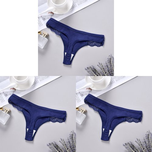 Afbeelding van Sexy Katoenen G-String Ondergoed Set - Zacht & Ademend