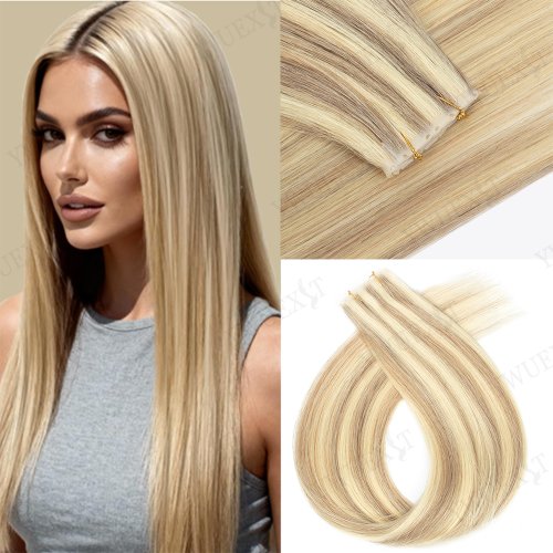 Imagen de Extensiones de Cabello Humano con Trama Invisible