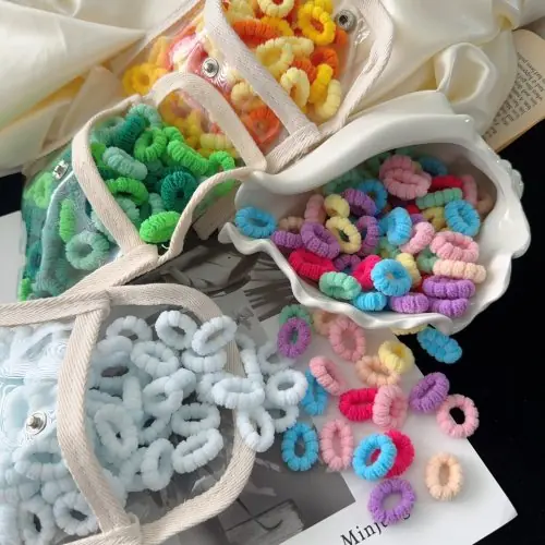 Image de Chouchous Mignons pour Filles - Lot de 50/100 Pièces