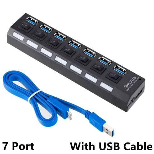 Câble USB 7 ports