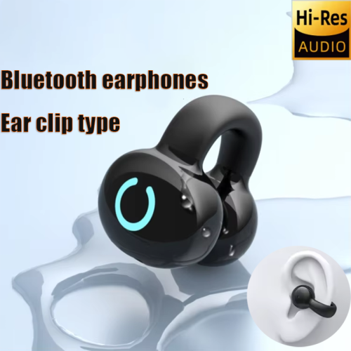 Afbeelding van Bluetooth 5.4 Draadloze Clip-On Hoofdtelefoon met HIFI Stereo Geluid en Ruisonderdrukking – Kwalitatieve Oortelefoon voor iPhone, Samsung en Andere Smartphones