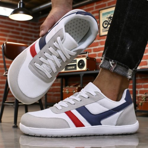 Bild von Breite Barfußschuhe für Herren, minimalistisch, atmungsaktiv, bequem, Wanderschuh, modisch, leicht, zum Hineinschlüpfen, weiche Herren-Trail-Sneaker