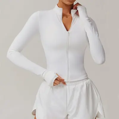 Image de Veste de Sport Femme - Yoga & Fitness à Fermeture Éclair